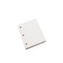 Lot de 2 recharges de mini grille pour agenda à 3 trous pour classeur à 3 anneaux