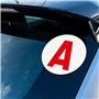 Caremore 2Pcs A Jeune Conducteur,Autocollant,Avec L’adhésif Arrière, Fort Adhésif, Déchirez le Papier Inférieur Peut Être Rapide