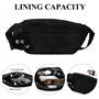 DMNQ Sac Banane Femme Velours Côtelé Banane Femme Velours Sac Banane Velours Cotelé Femme Femme en Forme de Demi-Lune Avec Bando