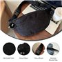 DMNQ Sac Banane Femme Velours Côtelé Banane Femme Velours Sac Banane Velours Cotelé Femme Femme en Forme de Demi-Lune Avec Bando