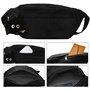 DMNQ Sac Banane Femme Velours Côtelé Banane Femme Velours Sac Banane Velours Cotelé Femme Femme en Forme de Demi-Lune Avec Bando