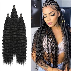 Lot de 3 Cheveux Crochetés Deep Twist