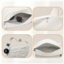 DMNQ Sac Banane Femme en Velours Côtelé - Bandoulière Demi-Lune Avec Sangle Réglable - Ceinture Y2k Pour Toutes les Occasions