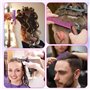 3 Pièces Peigne de Surbrillance Peigne de Cheveux, Peigne a Meches et Balayage, Coiffeur Professionne Antistatique, Peigne a Que