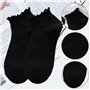 Confortables Chaussettes de Cheville à Volants Tri