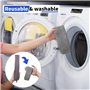 Wantli Plumeau Telescopique Livré Avec 4 Chiffons De Nettoyage Remplaçables, Plumeau Microfibre Avec Poignée En Acier Inoxydable