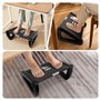 Repose-Pieds bureau Avec Fonction Massage, MXTIMWAN Antidérapants Repose Pieds de Bureau/Maison/Voyage avec Fonction Masseur, 6 