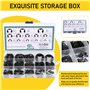 450 pièces Circlips Interne E-Clips, Circlips E-clips, Bague de Retenue Eexterne Snap Kit, Anneau de Retenue Externe Snap pour F
