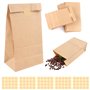 50 Pcs Sac en Papier Kraft