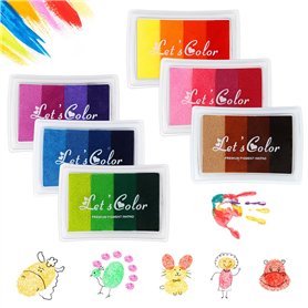 MXTIMWAN 6 Pièces Coussin Encreur Set