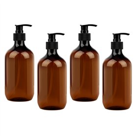 MXTIMWAN 4 Pièces Bouteille Shampoing Vide