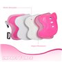 UKOFEW Protection Roller Enfant,Kit de Protection pour Patins à roulettes vec Genouillères 6 en 1,Coudières et Protège-Poignets 