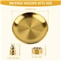 Porte d'Encens Bâton avec Récupérateur de Cendres de 14CM pour Maison Bureau