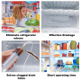 Outil de Nettoyage Réfrigérateur, Outil de Vidange Réfrigérateur, Kit de Nettoyage de Réfrigérateur, Frigo Outils de Nettoyage a