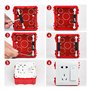 86 type Cassette Vis Support Rod Kit ，Boîte De Montage Boîtier De Jonction Cassette De Réparation，pour boîte de commutation à mo