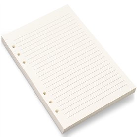 Bidponds Recharge de papier ligné A5