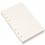 Bidponds Filofax Recharge de papier ligné A6 à 6 trous pour classeur personnel A6 à 6 anneaux