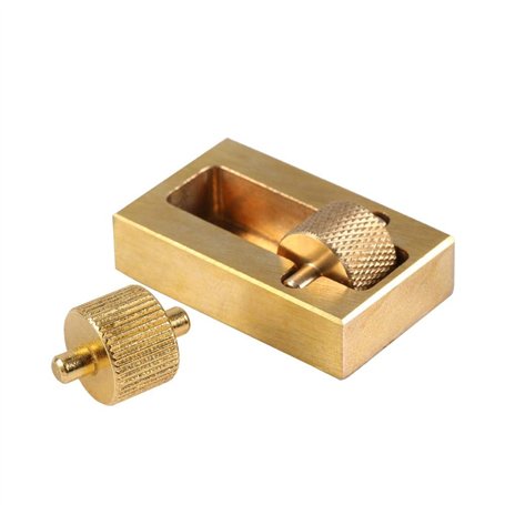 Cuir en cuir de bord Edge Roller Artisanat en cuir faisant la peinture Outil de traitement avec deux rouleaux pour bricolage Art