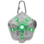 RUFFWEAR Lumière de sécurité LED pour Chien, 3 Couleurs et 3 Modes d’éclairage, Étanche, Rechargeable, Couleur : Transparent (Cl