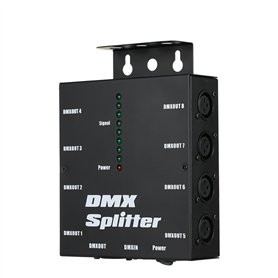 lixada DMX512 Répartiteur optique agit comme un DMX512 Vert eilver tärker pour la scène Éclairage