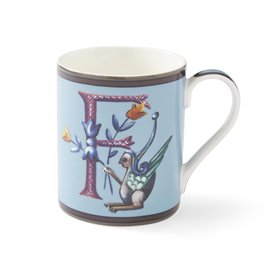 Spode Kit Kemp – Mug Alphabet (Kit Kemp – Alphabet F)