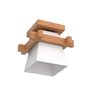Artpad Simple Japon Tatami E27 Lampe En Bois Hall d'entrée Porche Balcon Plafond Luminaire Verre Plafond Moderne