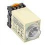 Keenso Relais de temporisation à la mise sous tension ST3PA-B 0-10S Bouton de contrôle Relais temporisé avec socle CA 220V