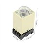 Keenso Relais de temporisation à la mise sous tension ST3PA-B 0-10S Bouton de contrôle Relais temporisé avec socle CA 220V