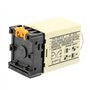 Keenso Relais de temporisation à la mise sous tension ST3PA-B 0-10S Bouton de contrôle Relais temporisé avec socle CA 220V