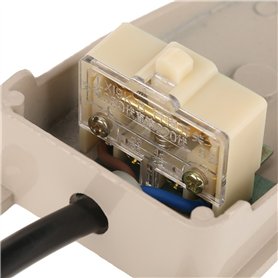 Commutateur momentané pédale EKW-5A-B boîtier Aluminium contrôle normalement Ouvert 380V AC 220V DC 5A