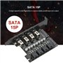 Kafuty-1 Module de Commande de Commutateur d'alimentation de Disque Dur Disque Dur SATA Sélecteur de Sélecteur Fiable pour Ordin