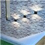 CYUaoao 1 Pièce Applique Murale LED Moderne en Aluminuim AC86V-265V Applique Murale Carrée Noire 10 x 10 x 5 cm Imperméable Conv