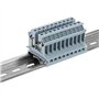 CYUaoao 6 Pièces Rails DIN Montage 35 x 100 MM Rail DIN Aluminium U-Groove en Couleur d’Argent pour Installation de Disjoncteur 