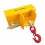 GaeaAuto Crochet de levage pour chariot élévateur, capacité de 1000 kg, grue mobile simple avec crochet pivotant et grande vis e