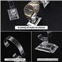 PanBeiQiWEU 10 Pièces Présentoirs à Montre, Supports de Montre Transparents Plastique Type C, Présentoir Support Présentation Vi
