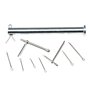 Lot de 200 Goupilles Fendues en Acier Inoxydable