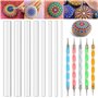 Lot de 13 outils de pointillage mandala pour peinture sur roche