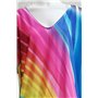 YOUKD Mousseline De Soie Caftan Boho Plage Bikini Cover Up Robe Grande Taille Homewear pour Les Femmes