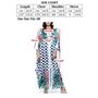 YOUKD Mousseline De Soie Caftan Boho Plage Bikini Cover Up Robe Grande Taille Homewear pour Les Femmes