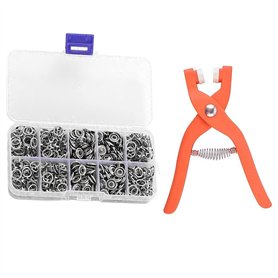 100 Pièces Pince Bouton Pression
