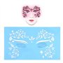 DEWIN Pochoir Visage Carnaval,Pochoir de Peinture de Visage Réutilisable,Modèle de Peinture de Corps Outils de Conception de Tat