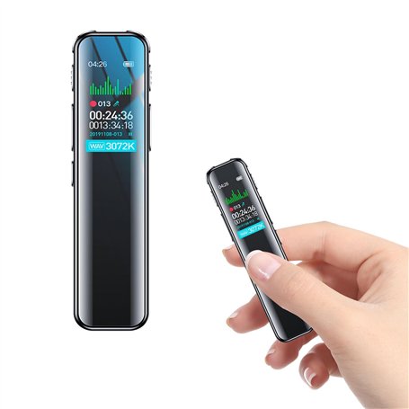 Enregistreur Vocal numérique 64 Go Rechargeable par USB