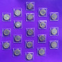 YOYEAH Lot de 50 pochettes transparentes en PVC pour pièces de monnaie, médailles, badges et bijoux. Idéal pour le rangement et 