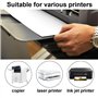 YOYEAH Lot de 40 feuilles de papier autocollant imprimable A4 – Film vinyle autocollant pour imprimante à jet d'encre, film adhé
