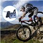 Selyse Lot de 4 paires de plaquettes de frein à disque de vélo en résine semi-métallique pour VTT, freins à disque et ressort po