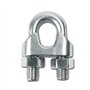 Clip de câble métallique M3 SUNSHINETEK 12 pièces Collier de câble en acier inoxydable 304 Boulons en U Serre-câbles pour câble 