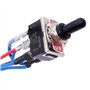 Taiss interrupteur inverseur de polarité 12v verrouillage Utilisé pour contrôler la rotation avant et arrière du moteur ON/Off/O