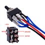 Taiss interrupteur inverseur de polarité 12v verrouillage Utilisé pour contrôler la rotation avant et arrière du moteur ON/Off/O