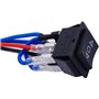 Taiss interrupteur inverseur de polarité 12v Moteur à Courant Continu 10A 6 Broches 3 Positions Autobloquant ON-Off-ON Interrupt