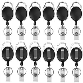 Rétractable Badge Tether avec Clip Attache Ceinture